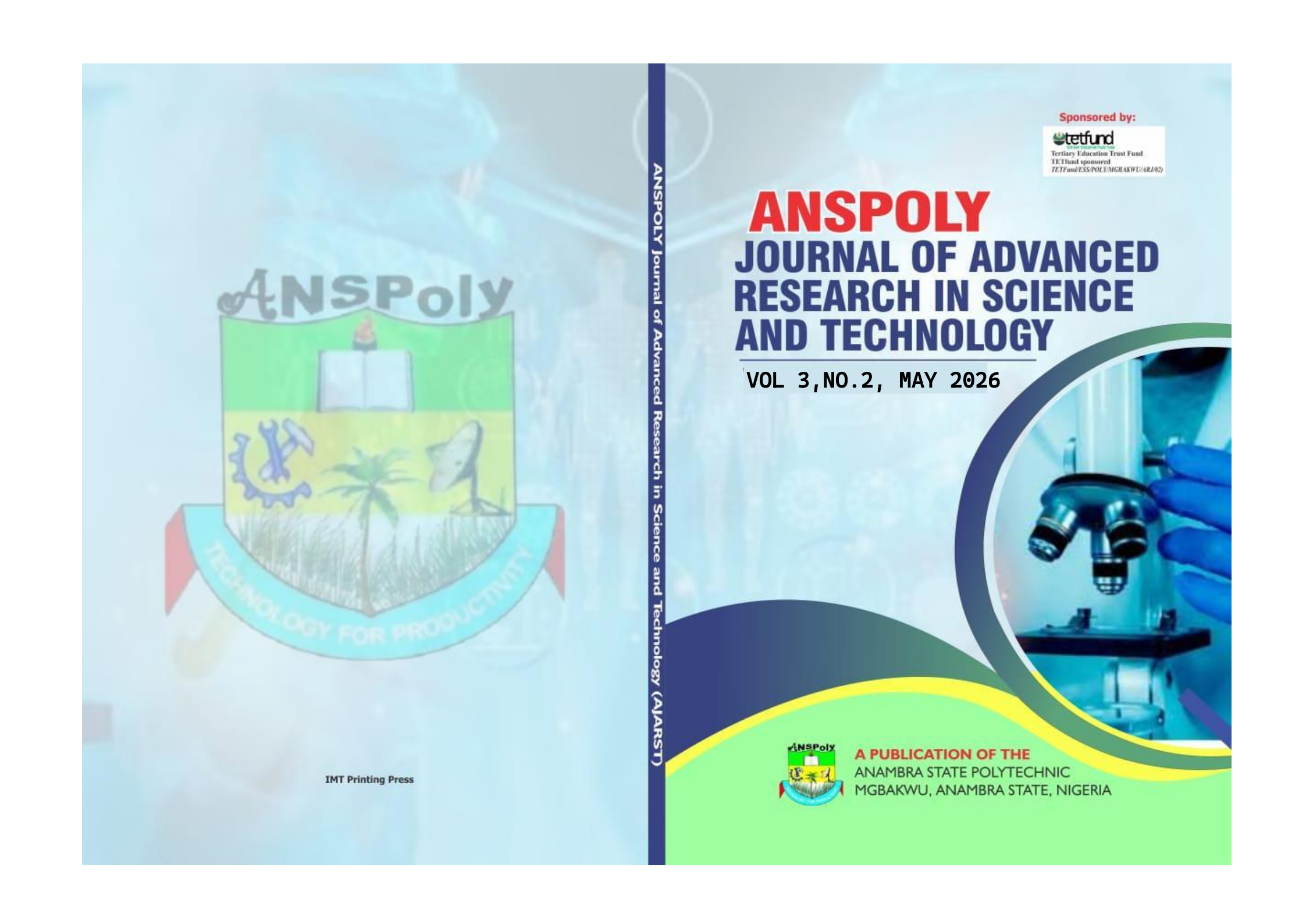 					View Vol. 3 No. 2 (2026): ANSPOLY Journal of Advanced Research in Science &Technology (AJARST)
				
